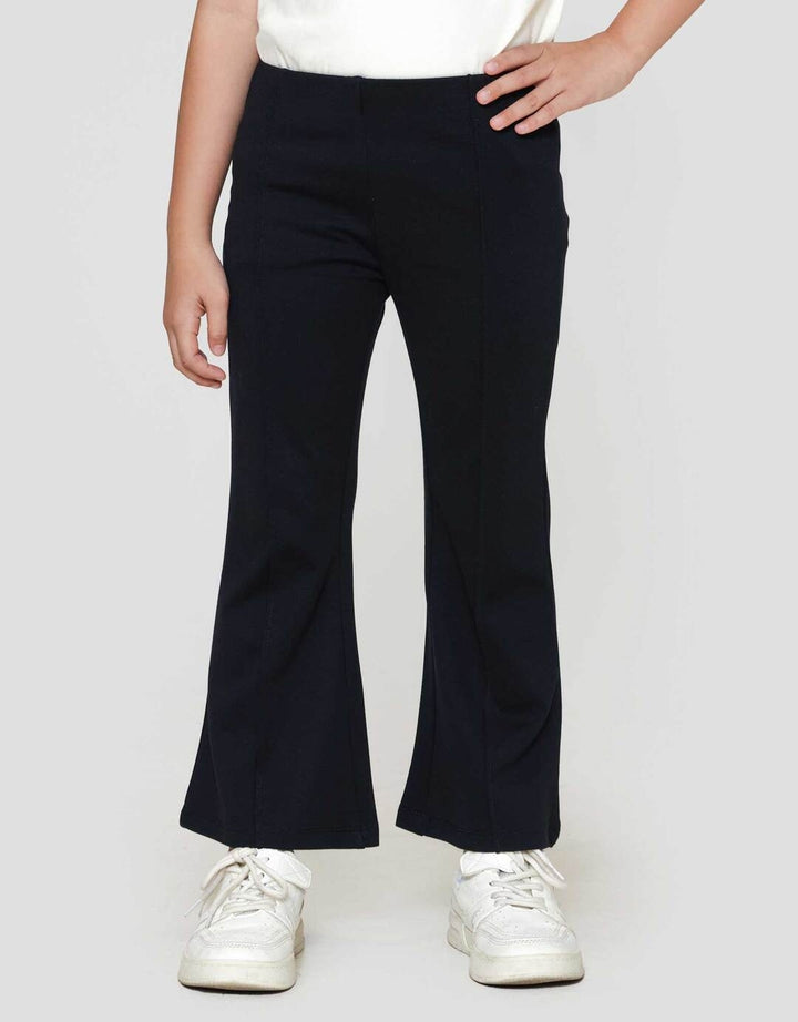 Little M Flare Rayon Spandex Celana Legging Anak Perempuan