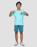 Nevada Print Find Your Fire With Patch Kaos Anak Laki-laki