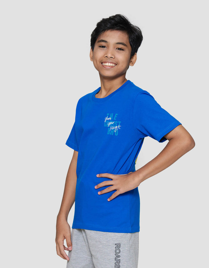 Nevada Print The Coolest With Patch Kaos Anak Laki-laki