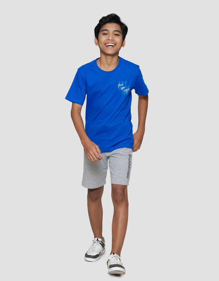 Nevada Print The Coolest With Patch Kaos Anak Laki-laki