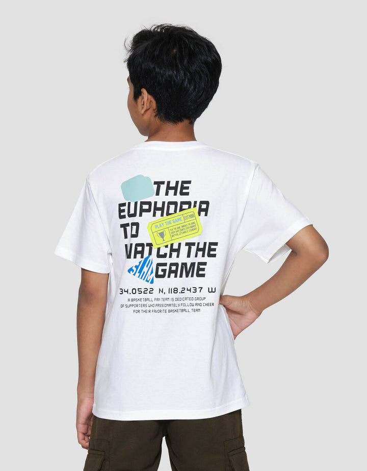 Nevada Print Euphoria With Patch Kaos Anak Laki-laki