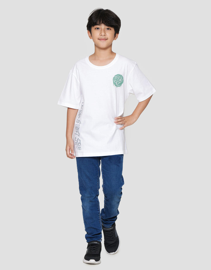 Nevada Print Basket Kaos Anak Laki-laki