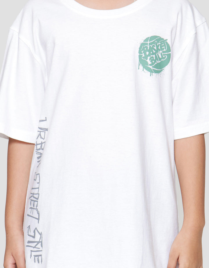 Nevada Print Basket Kaos Anak Laki-laki