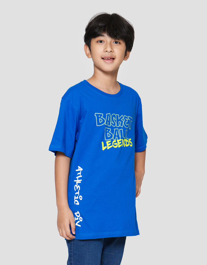 Nevada Print Basket Ball Legend Kaos Anak Laki-laki