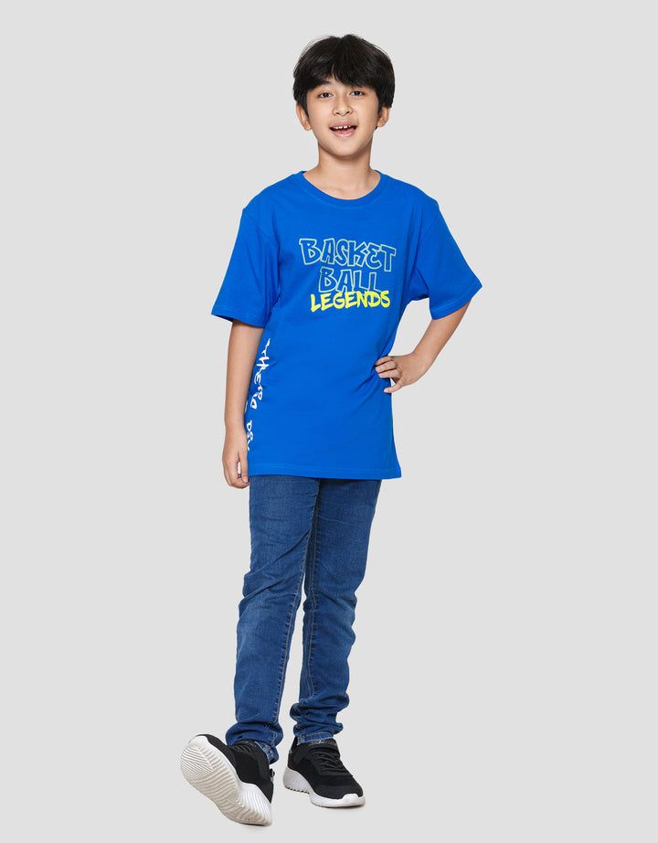Nevada Print Basket Ball Legend Kaos Anak Laki-laki
