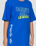 Nevada Print Basket Ball Legend Kaos Anak Laki-laki