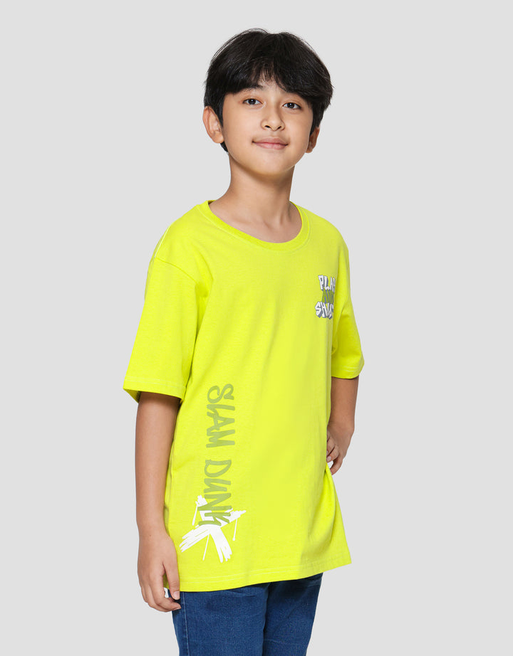 Nevada Print Slam Dunk Kaos Anak Laki-laki