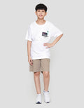 Nevada Photo Two Sided Print Basket Kaos Anak Laki-laki