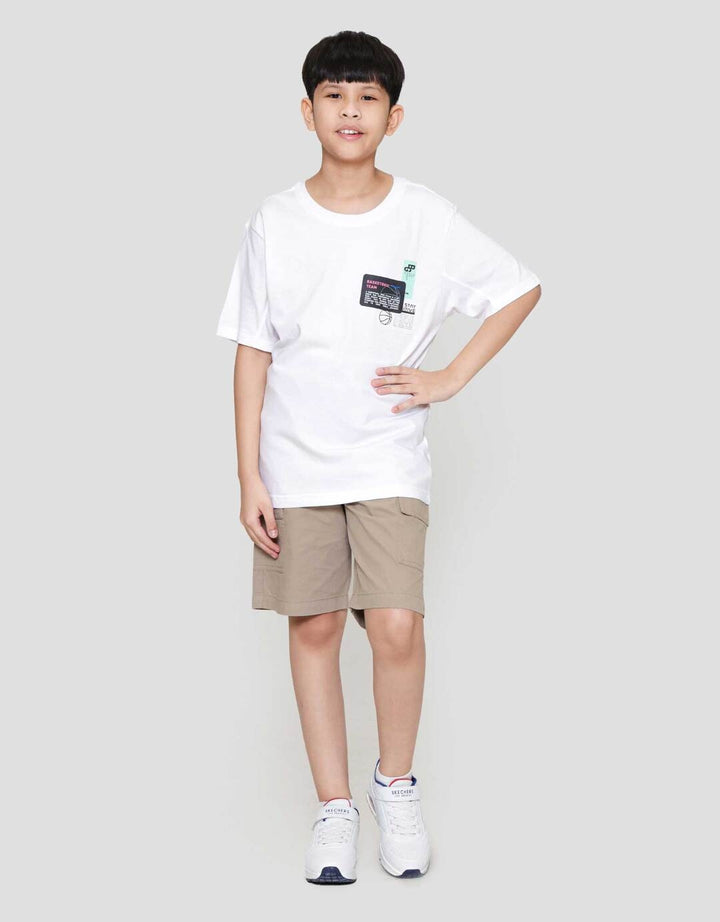 Nevada Photo Two Sided Print Basket Kaos Anak Laki-laki