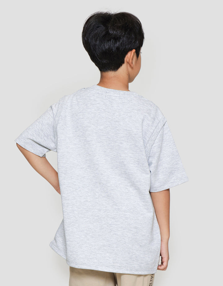 Nevada Vest Small Print Kaos Anak Laki-laki