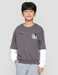 Nevada Half Zipper With Stopper Sweater Anak Laki-laki