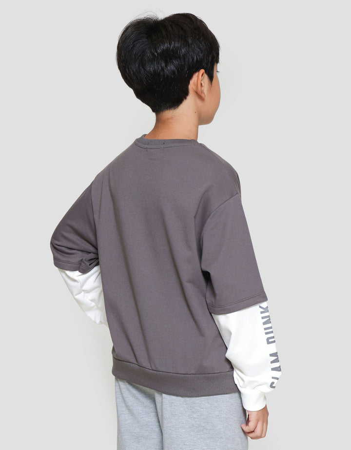 Nevada Half Zipper With Stopper Sweater Anak Laki-laki