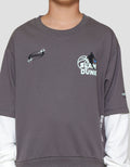 Nevada Half Zipper With Stopper Sweater Anak Laki-laki