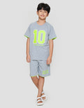 Nevada Knit Print Number Setelan Anak Laki-laki
