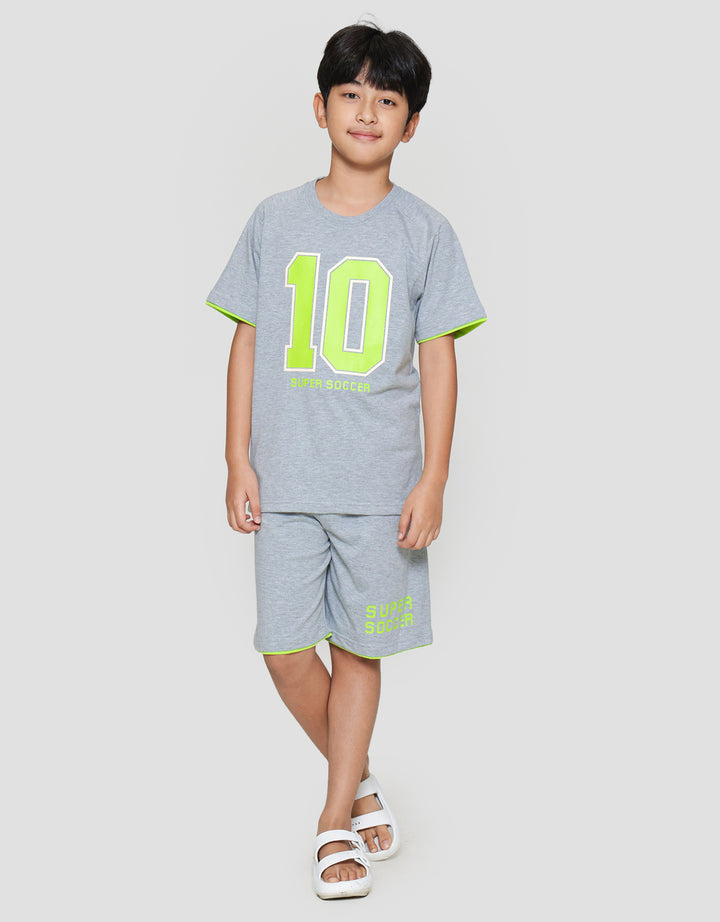 Nevada Knit Print Number Setelan Anak Laki-laki