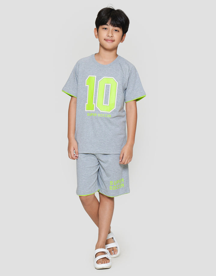 Nevada Knit Print Number Setelan Anak Laki-laki