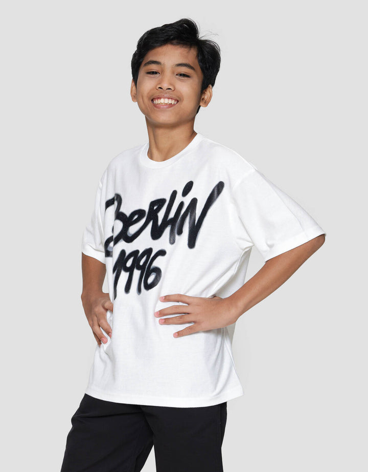 Nevada Oversize Baby Terry Print City Berlin Kaos Anak Laki-laki