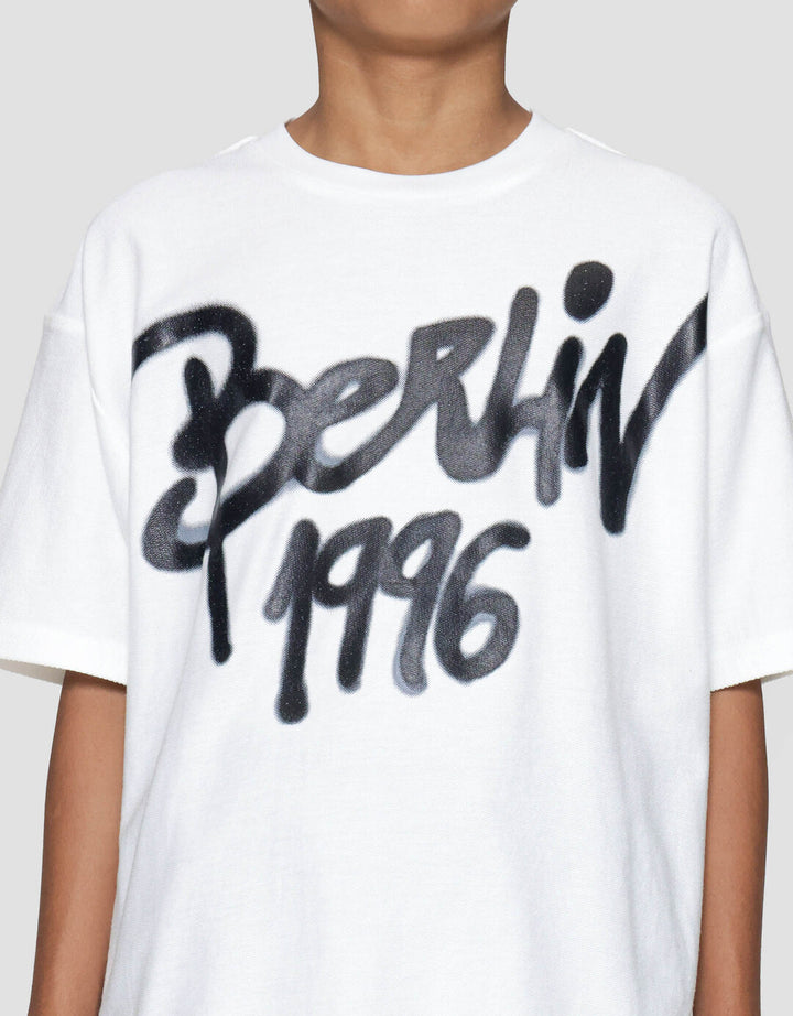 Nevada Oversize Baby Terry Print City Berlin Kaos Anak Laki-laki