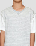Nevada Stripes 2 Pcs Look Alike Kaos Anak Laki-laki