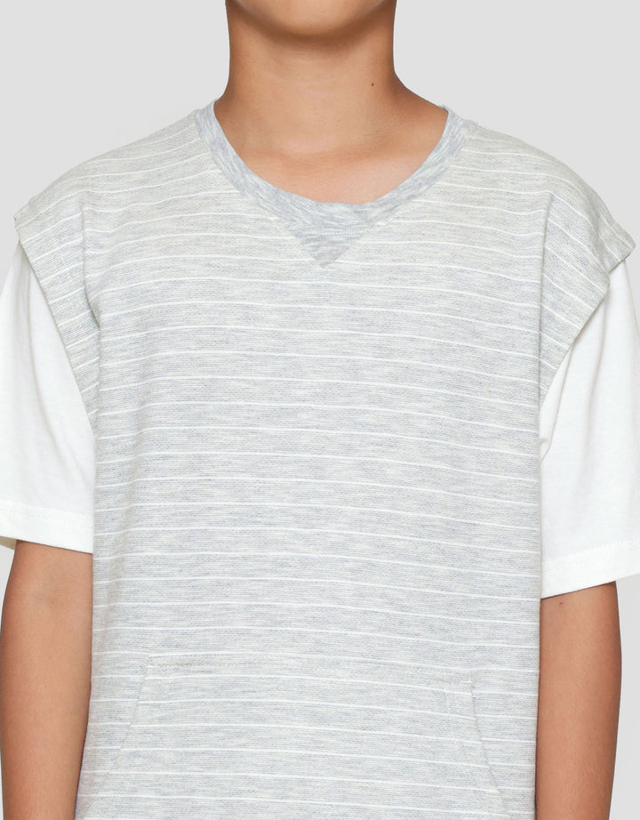 Nevada Stripes 2 Pcs Look Alike Kaos Anak Laki-laki