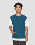 Nevada Solid 2 Pcs Look Alike Combi Kaos Anak Laki-laki
