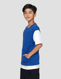 Nevada Solid 2 Pcs Look Alike Contrast Kaos Anak Laki-laki