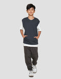 Nevada Round Neck Solid 2 Pcs Look Alike Kaos Anak Laki-laki