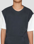 Nevada Round Neck Solid 2 Pcs Look Alike Kaos Anak Laki-laki