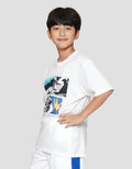 Nevada Anime Racing Print Kaos Anak Laki-laki