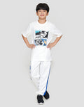 Nevada Anime Racing Print Kaos Anak Laki-laki