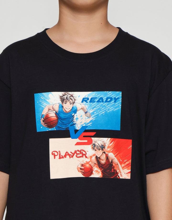 Nevada Anime Player Colace Print Kaos Anak Laki-laki