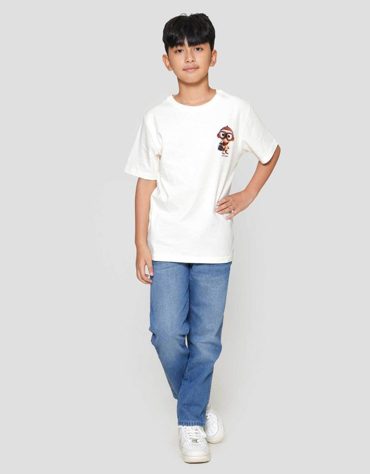 Nevada Solid Print Dtf Monkey Kaos Anak Laki-laki