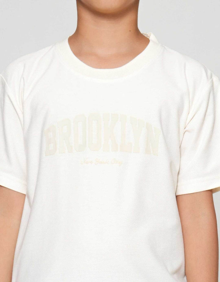 Nevada Texture Print Brooklyn Kaos Anak Laki-laki