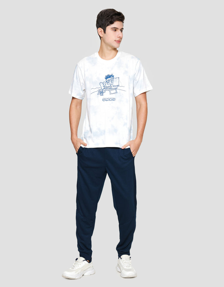 Nevada Garfield Aop Print Kaos Pria