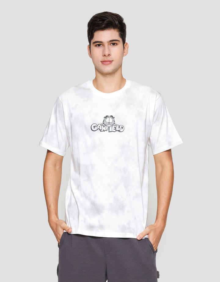 Nevada Garfield Aop Print Kaos Pria