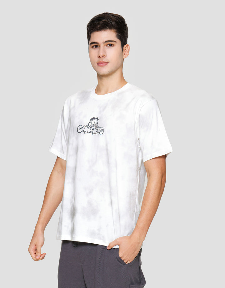 Nevada Garfield Aop Print Kaos Pria