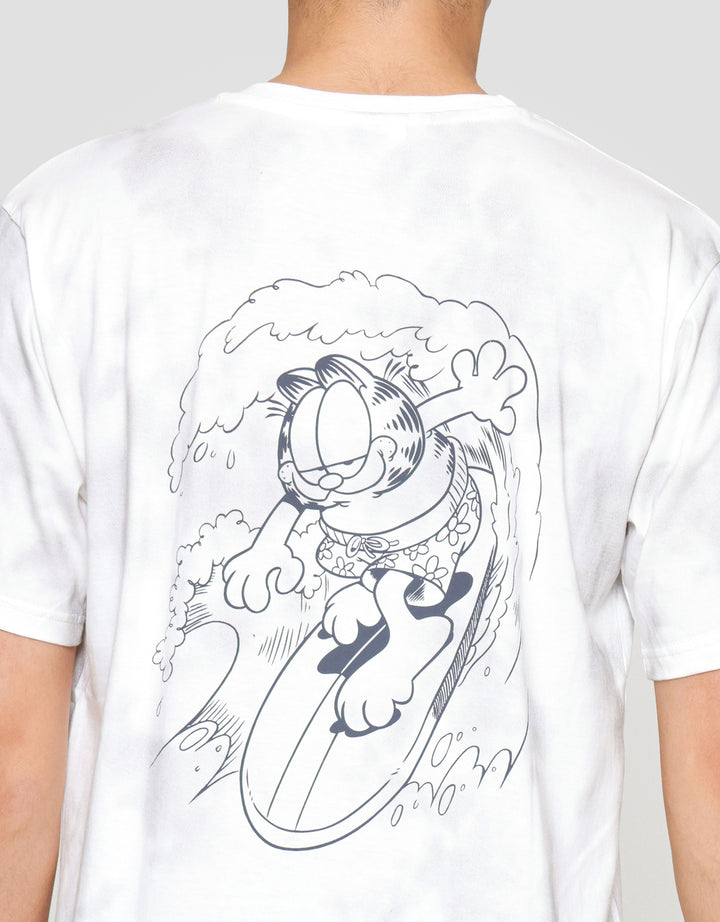 Nevada Garfield Aop Print Kaos Pria