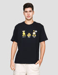 Nevada Garfield Hungry Cat Print Print Kaos Pria