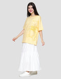 Disney Print Winnie The Pooh Kaos Oversize Wanita