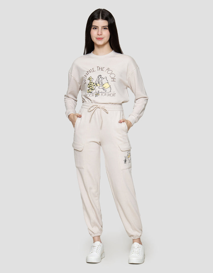 Disney French Terry Cargo Winnie The Pooh Jogger Wanita