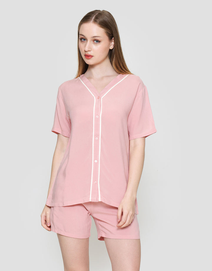 Nevada Ss Pyjama Shorts Solid