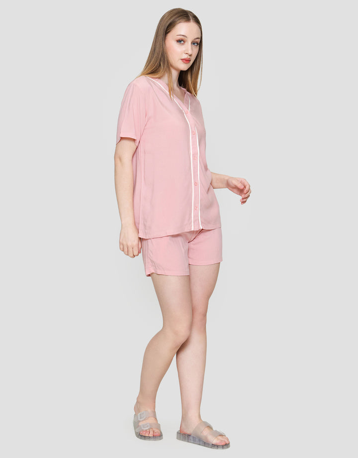 Nevada Ss Pyjama Shorts Solid