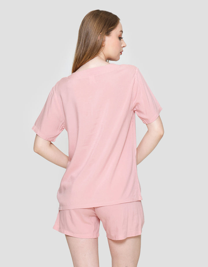 Nevada Ss Pyjama Shorts Solid