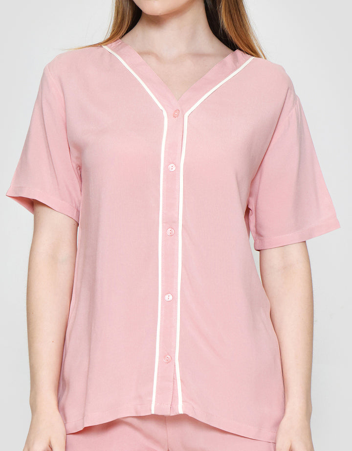 Nevada Ss Pyjama Shorts Solid