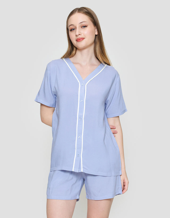 Nevada Ss Pyjama Shorts Solid