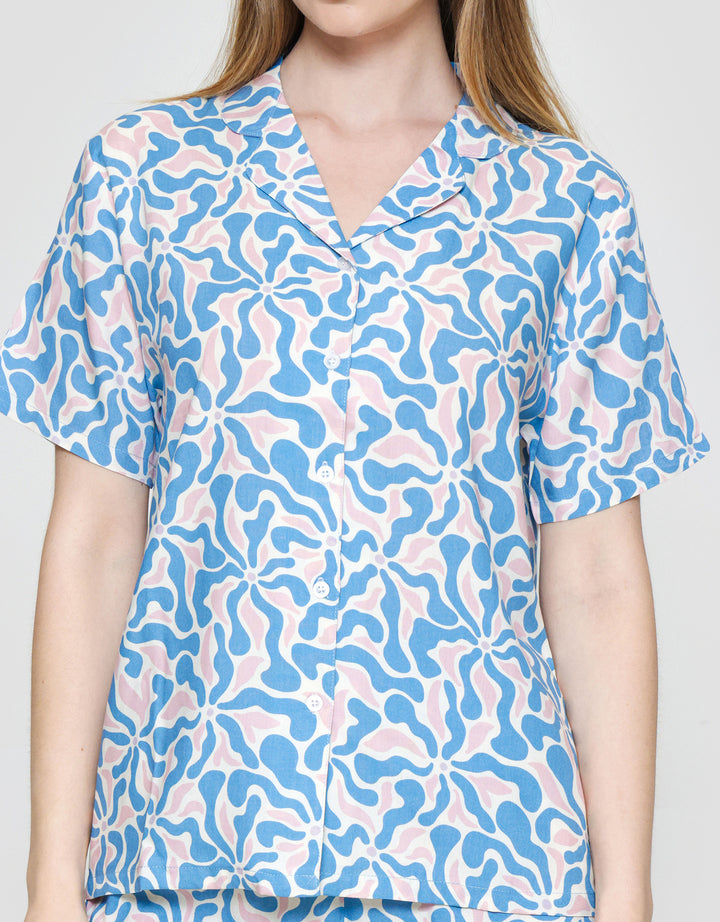 Nevada Ss Pyjama Short Mix