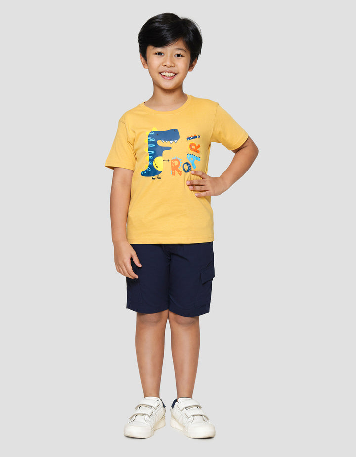 Little M Roar Dino Kaos Anak Laki-laki