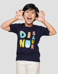Little M Word Dinosaur Kaos Anak Laki-laki