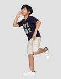 Little M Word Dinosaur Kaos Anak Laki-laki