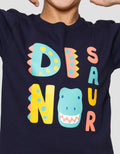 Little M Word Dinosaur Kaos Anak Laki-laki